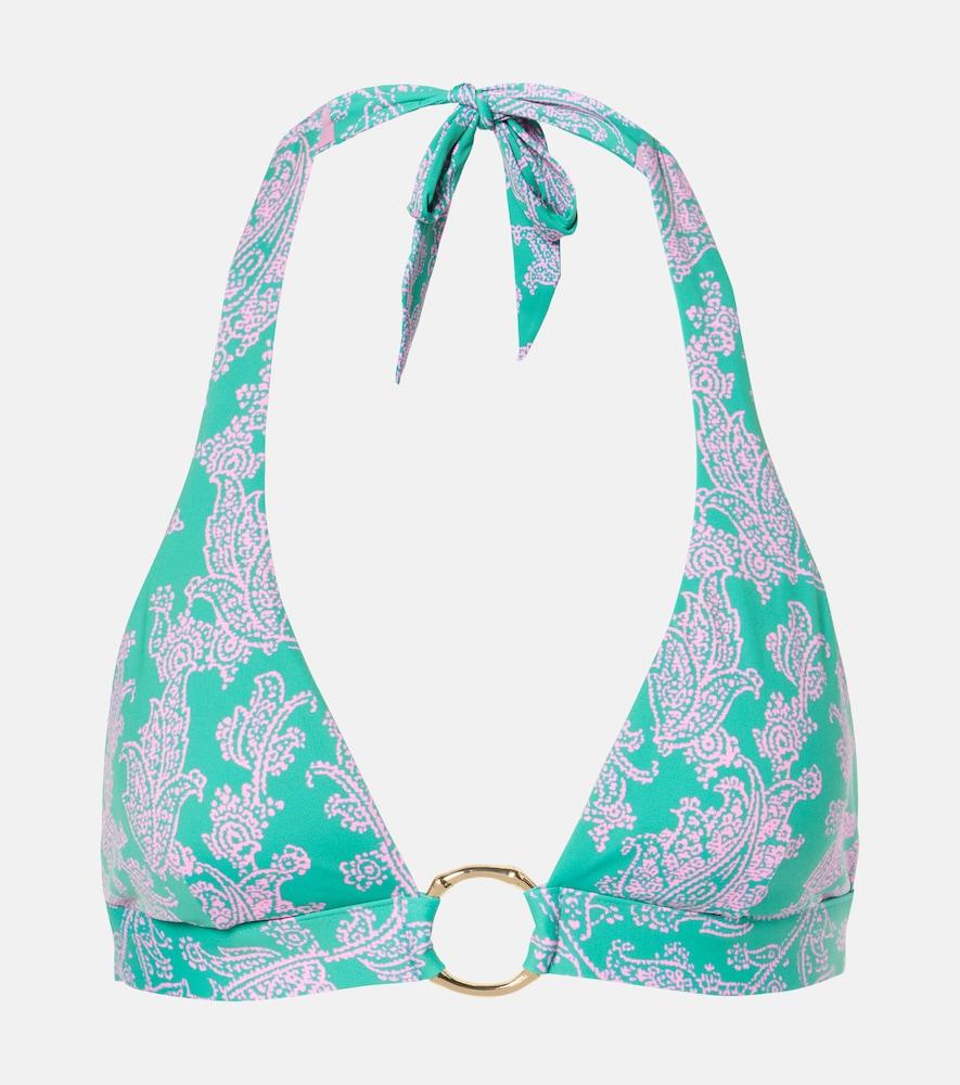 heidi klein santa rosa paisley bikini top