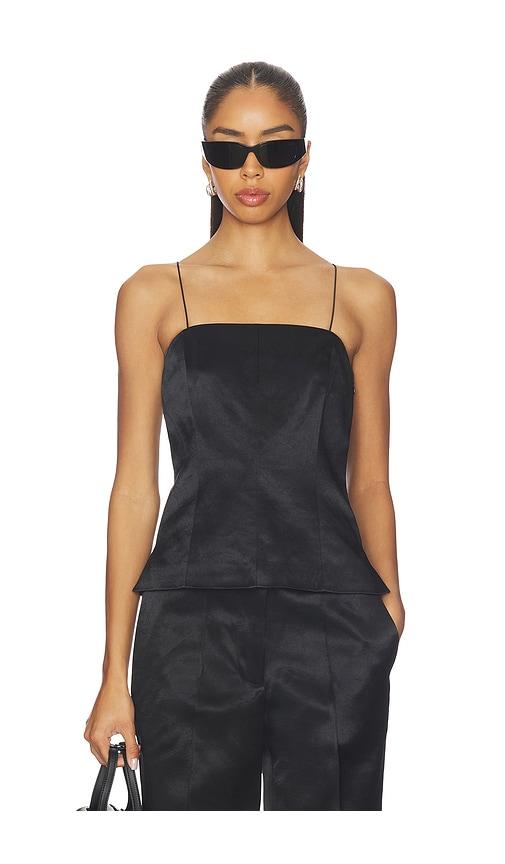 helmut lang minimal slip top in black. - size 00 (also in 2, 4, 6, 8)