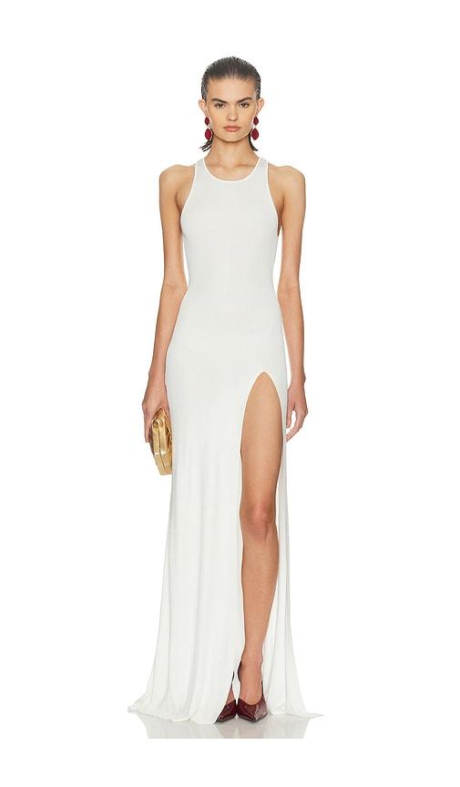 helsa charlene gown in cream. - size l (also in xl)