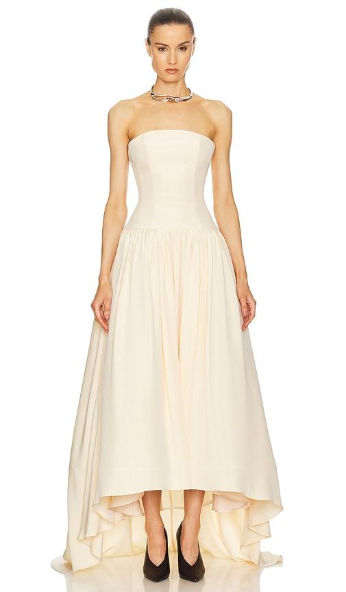 helsa gabrielle gown in pink. - size l (also in m)