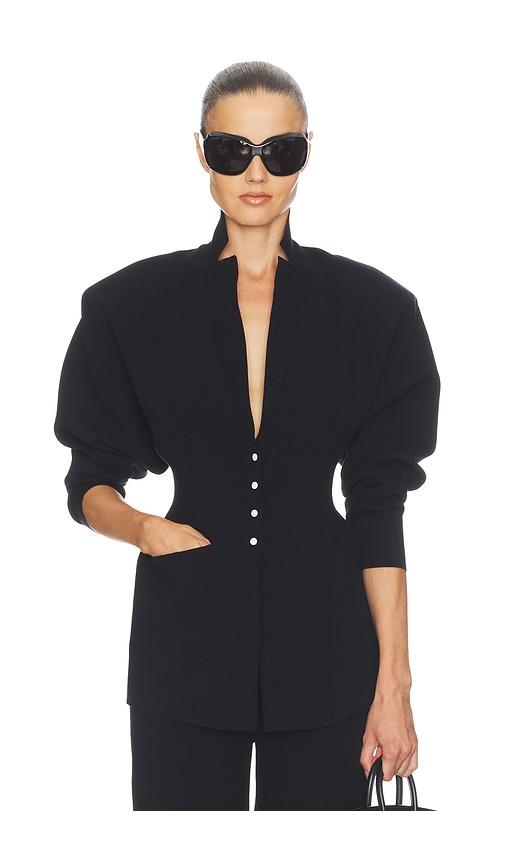 helsa louisse structured blazer in black. - size s (also in xs)