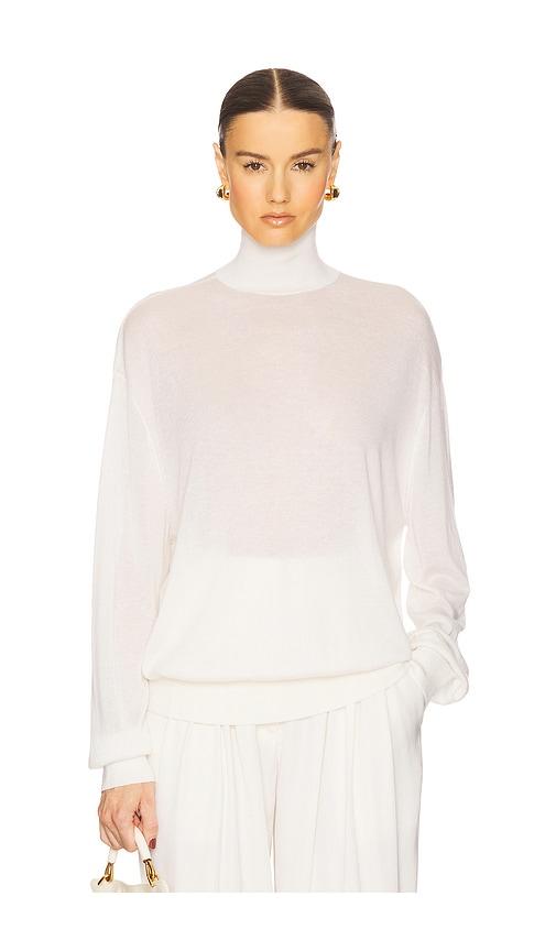 helsa madeira turtleneck in cream. - size xl (also in xs)