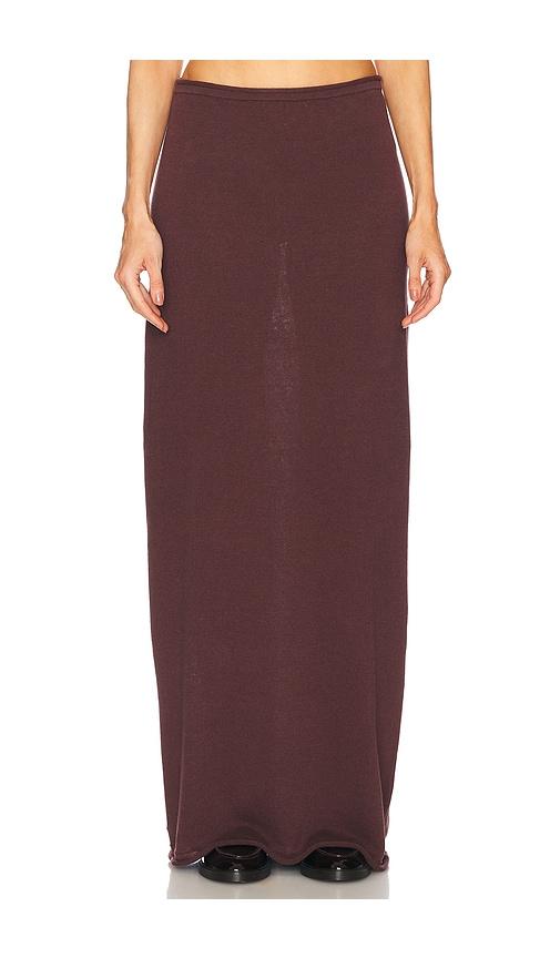 helsa palmer knit skirt in brown. - size m (also in xxs)