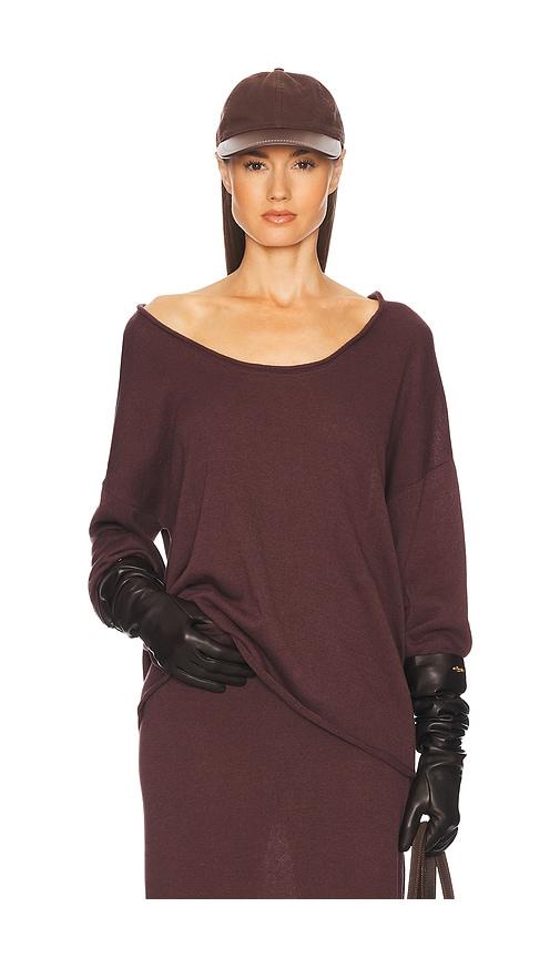 helsa palmer sweater in brown. - size m (also in s)