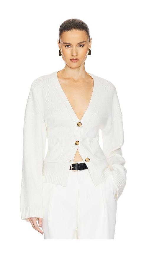 helsa sanna cardigan in ivory. - size l (also in m)