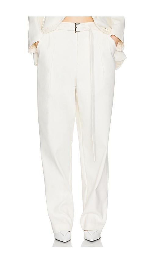helsa the barrel pant in white. - size m (also in xxs, xs)