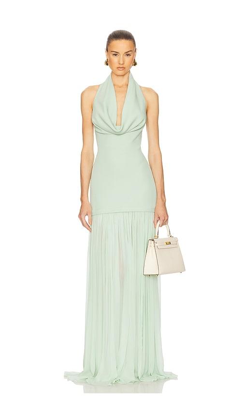 helsa the gallery dress in mint. - size l (also in xs, m, xl)