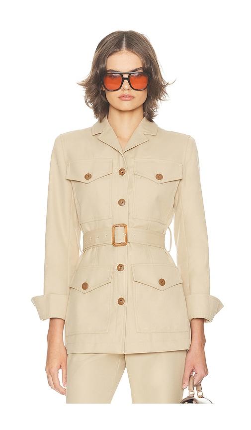 helsa the leisure suit jacket in tan. - size l (also in m, xl)