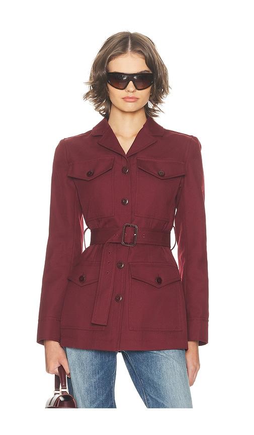 helsa the leisure suit jacket in wine. - size l (also in s, m, xl)