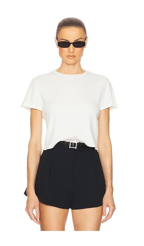 helsa the rib baby tee in white. - size l (also in xxs, xs, m, xl)