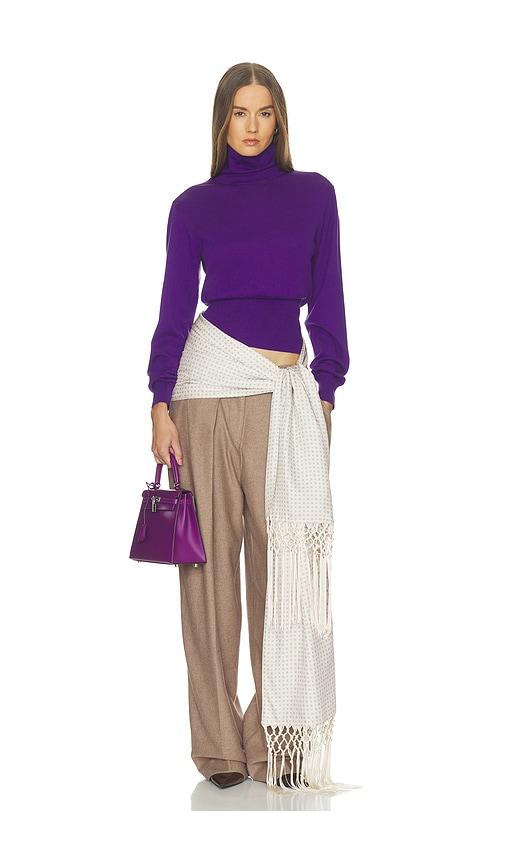 helsa the silky scarf in tie print in multi.