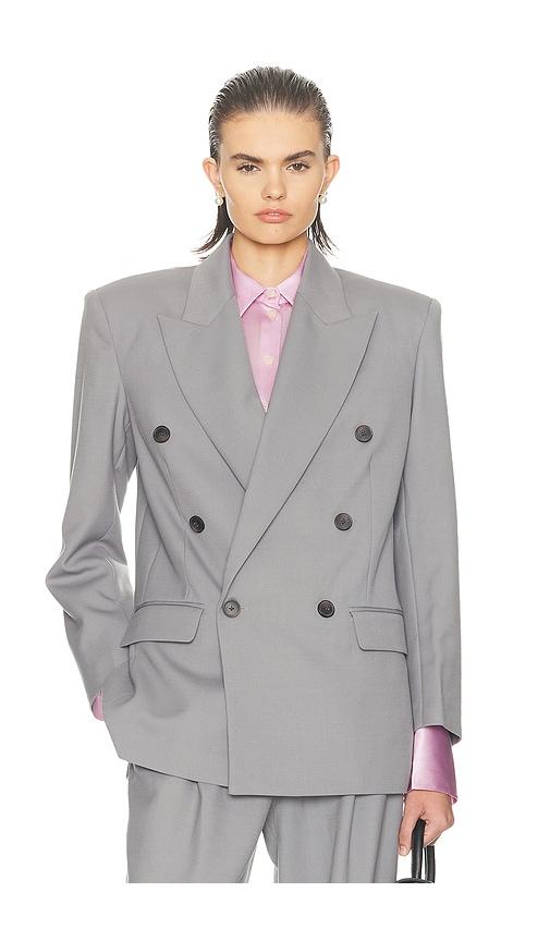 helsa the st germain suit jacket in grey. - size m (also in xl)