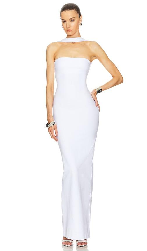 helsa the stephanie dress in white. - size l (also in s, m)