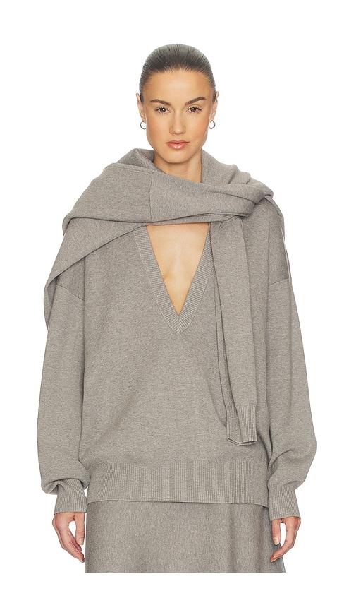 helsa xanthe sweater in grey. - size m (also in s, xl, xs)