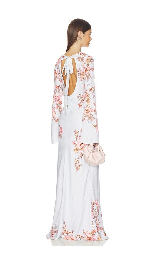 hemant and nandita back ties maxi dress in baby blue. - size l (also in s, xxs, xs, m, xl, xxl)