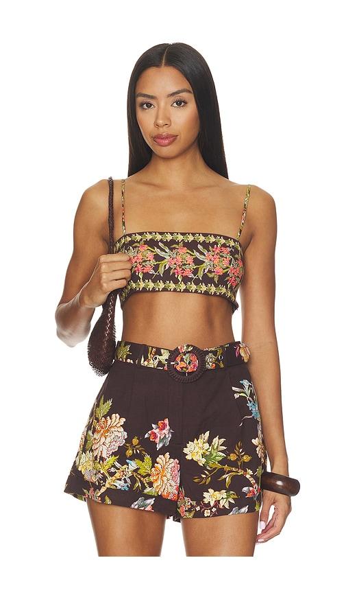 hemant and nandita bandeau in brown. - size l (also in m, s, xl, xs, xxs)