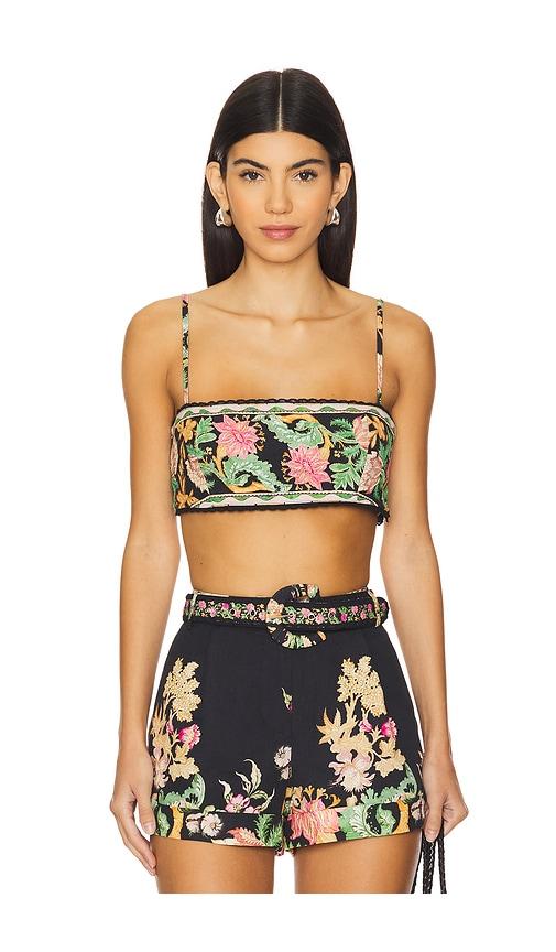 hemant and nandita beaded bralette in green. - size xl (also in l)
