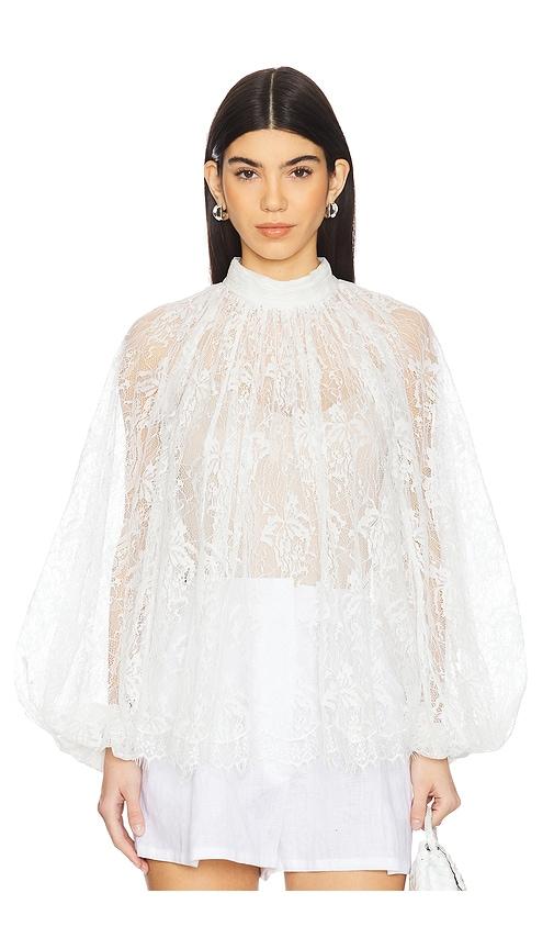 hemant and nandita boho top with cami in white. - size m (also in s, xs)