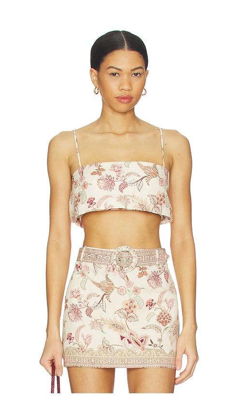 hemant and nandita bustier top in neutral. - size l (also in s, m, xl)
