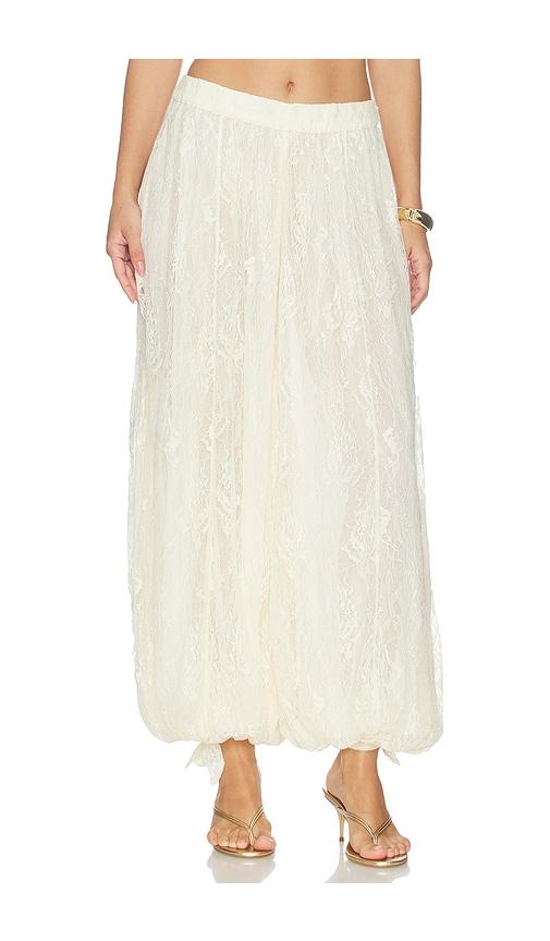 hemant and nandita harem pants in white. - size l (also in xxs, xs, s, m, xl)