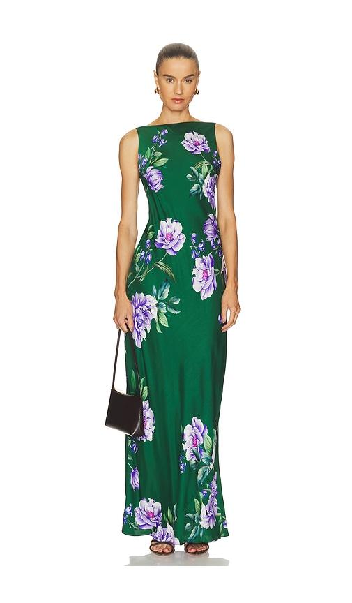 hemant and nandita maxi dress in green. - size m (also in s, xxs, xs, xl)