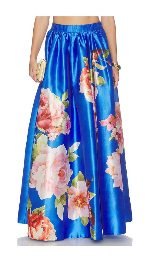 hemant and nandita maxi skirt in blue. - size l (also in xxs, xs, s, m, xl)