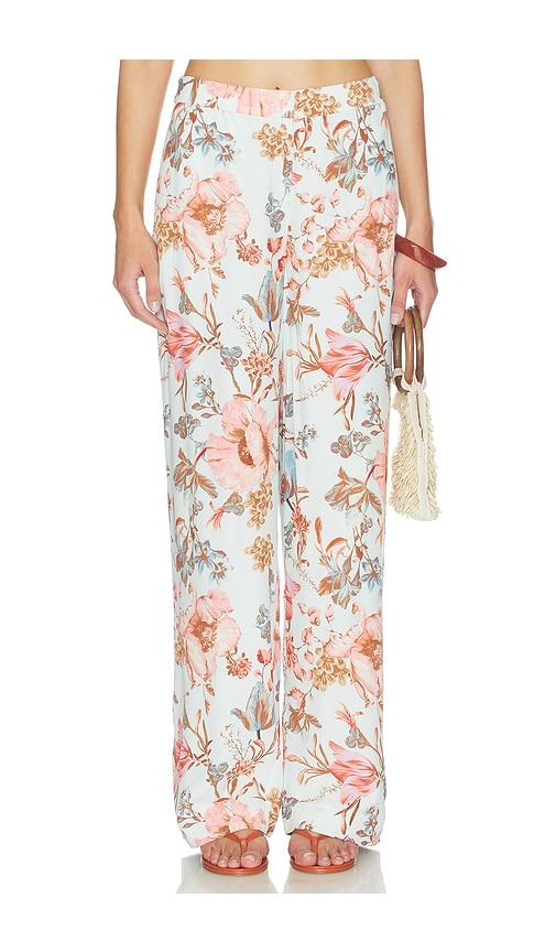 hemant and nandita straight pants in blue. - size m (also in s, xs, xxl)