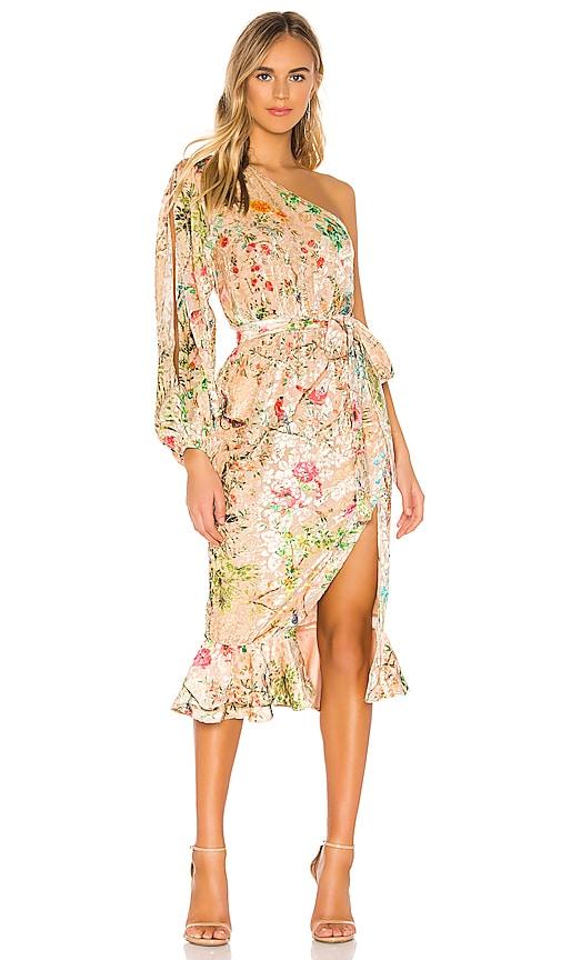 hemant and nandita veena dress in cream. - size xl (also in xs, s, m, l)