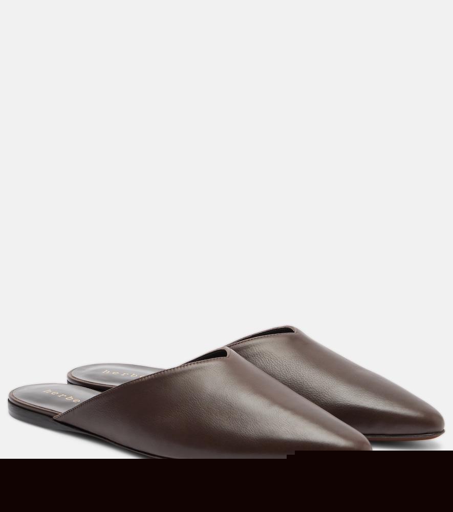 herbert levine homebody leather mules