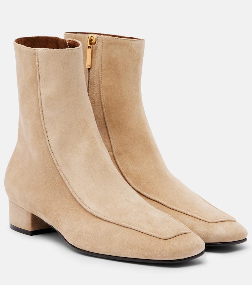 herbert levine shadow ban suede ankle boots