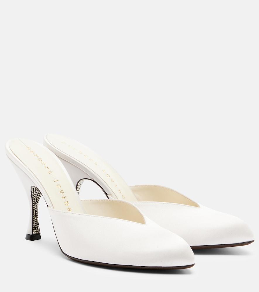 herbert levine sitting pretty satin mules