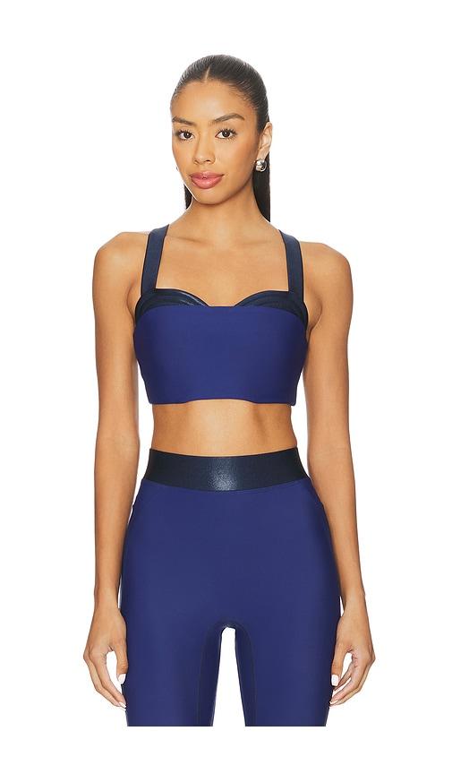 heroine sport lina sports bra in navy. - size l (also in xs, s, xl)
