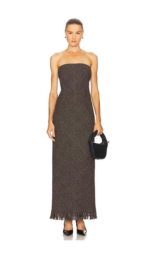 herskind adele dress in brown. - size 32 (also in 36, 34, 38)