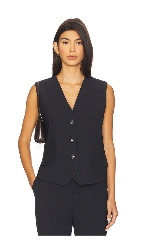 herskind atlas vest in navy. - size 38 (also in 40)