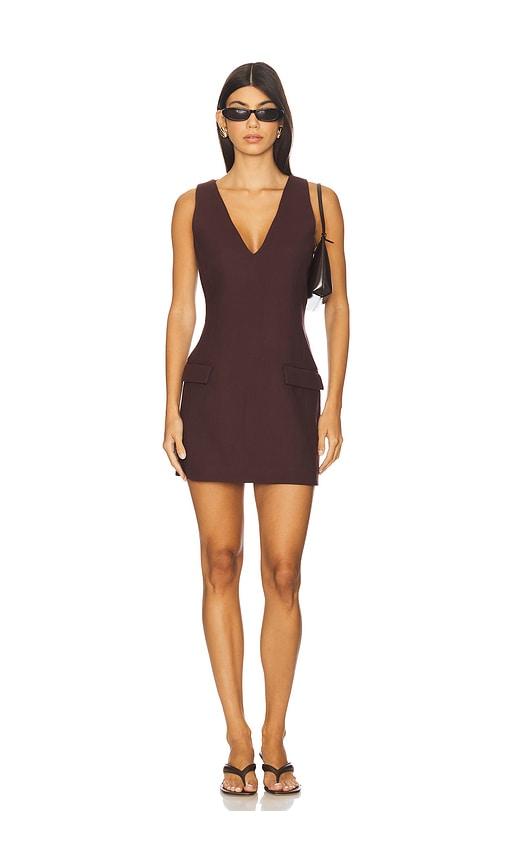 herskind gemma dress in brown. - size 34 (also in 36, 38, 42)