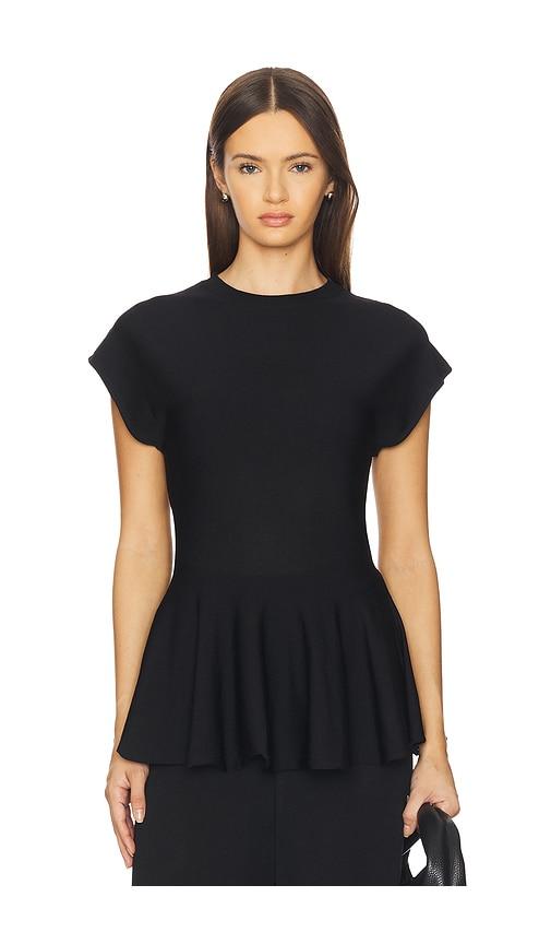 herskind sean knit blouse in black. - size s (also in xs)