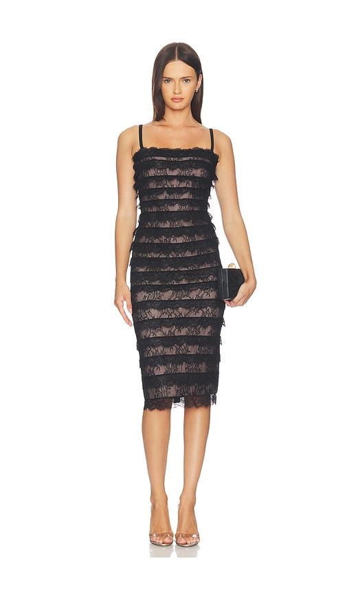herve leger the dara dress in black. - size l (also in xs)