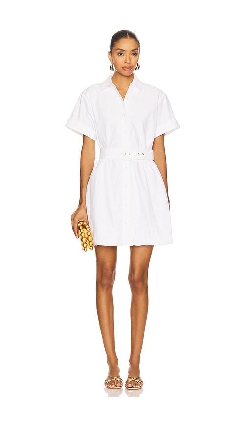 hevron harlow dress in white. - size l (also in s)
