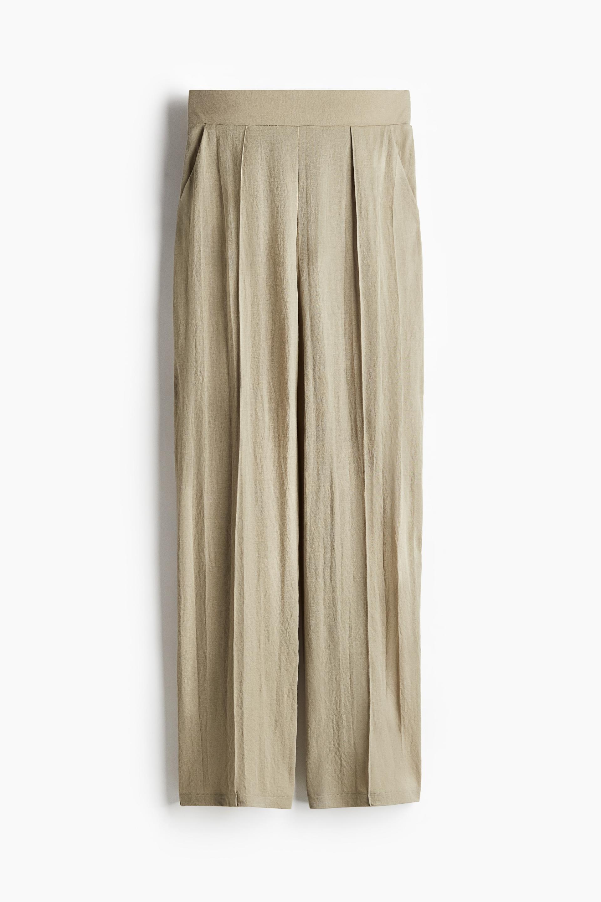 high-waist dress pants