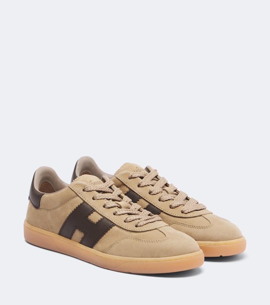 hogan h647 leather sneakers