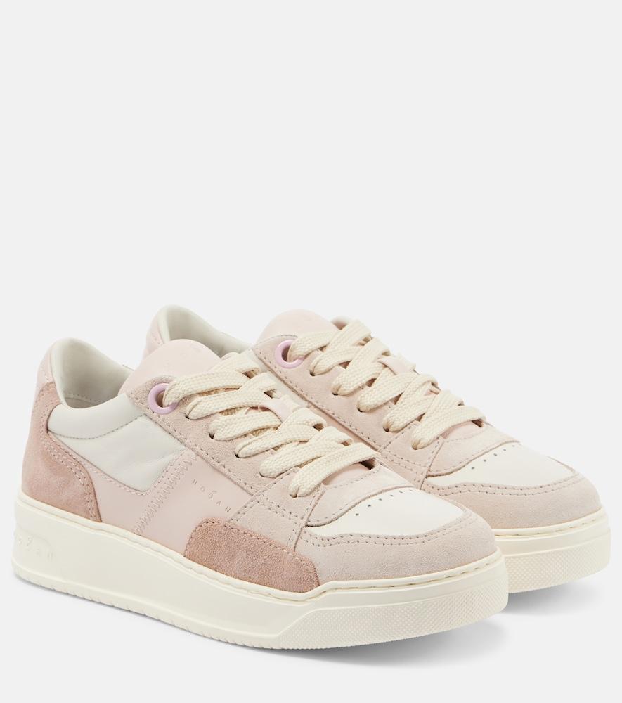 hogan h667 leather sneakers