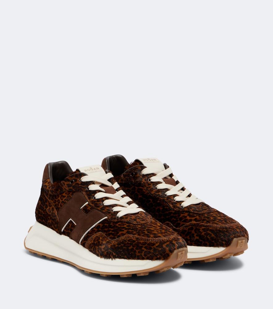 hogan hogan h641 calf hair sneakers