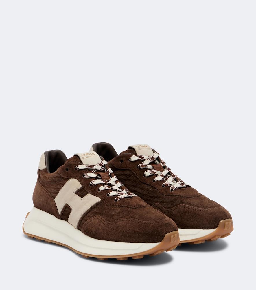 hogan hogan h641 suede sneakers