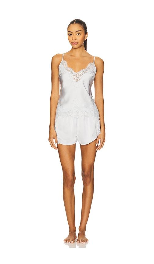 homebodii sian cami set in baby blue. - size l (also in xs, s, m)