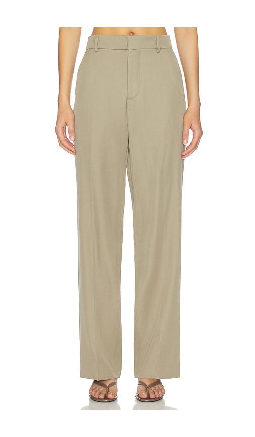 hommegirls straight leg pant in tan. - size 36 (also in 38, 40)