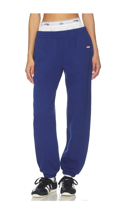 hommegirls x fruit of the loom boxer sweatpants in navy. - size m (also in xs, s)