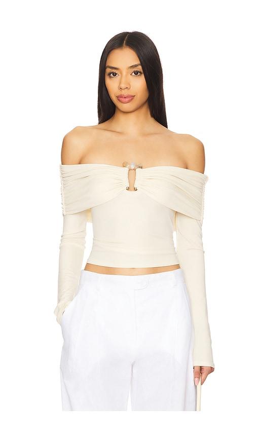 house of harlow 1960 x revolve bentley top in beige. - size m (also in xxs)