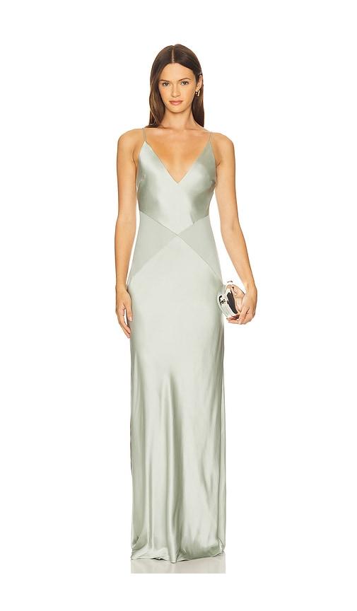 house of harlow 1960 x revolve cassia maxi dress in sage. - size l (also in xl)