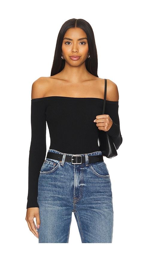 house of harlow 1960 x revolve colette bodysuit in black. - size l (also in xs, m)