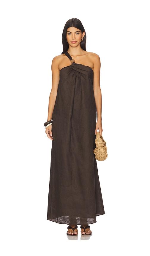 house of harlow 1960 x revolve faustine maxi dress in brown. - size l (also in xl)